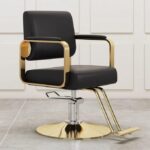 salon styling chair gold